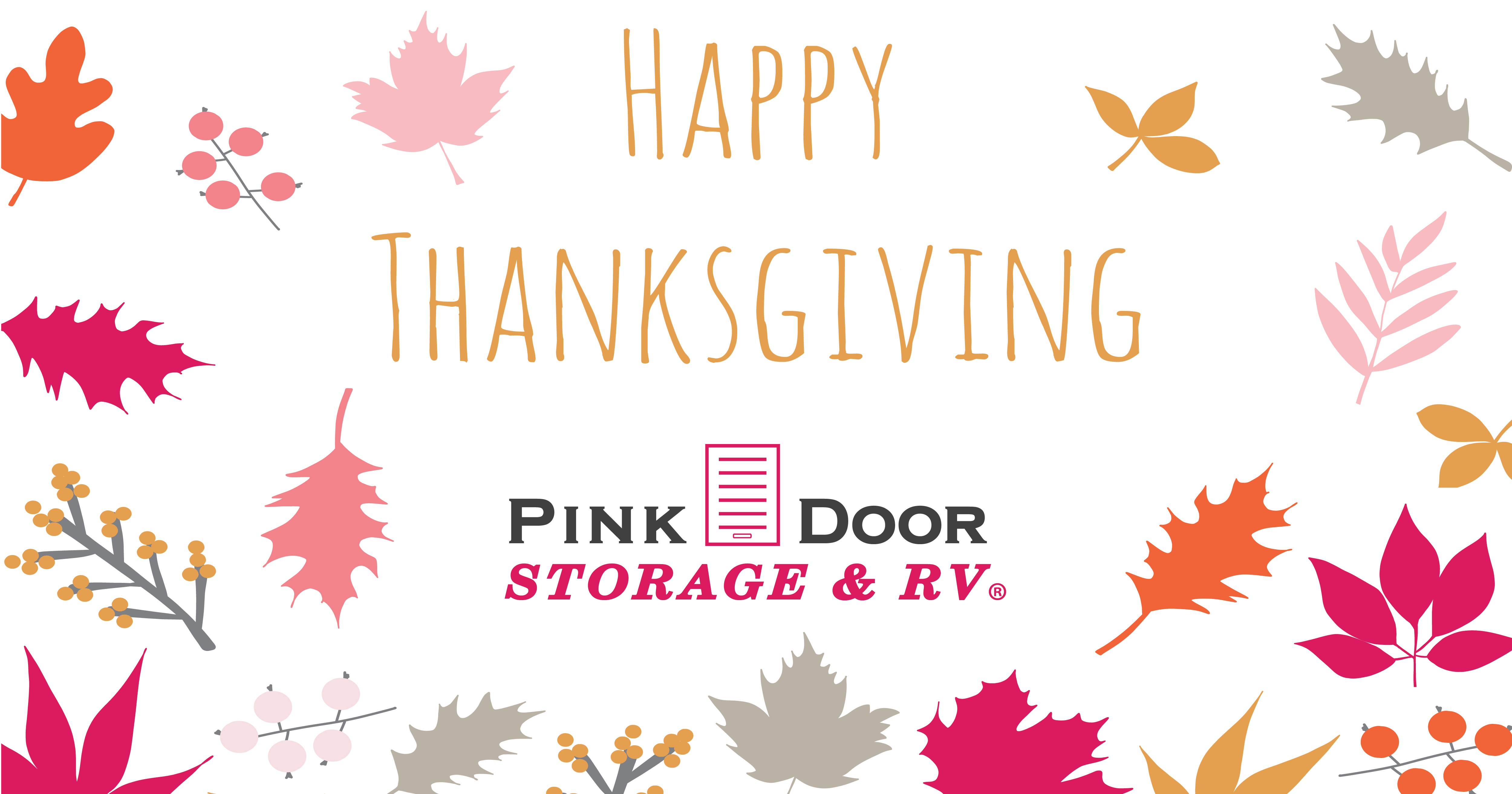 Pink Door Storage & RV - Happy Thanksgiving